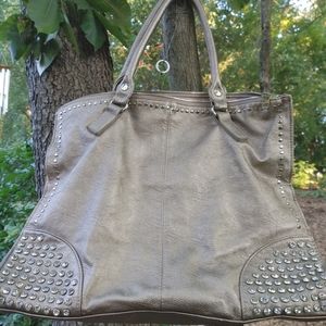 Woman's large purse.